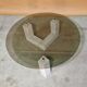 Post modern Carrara marble coffee table with glass top, Italy 1980s
