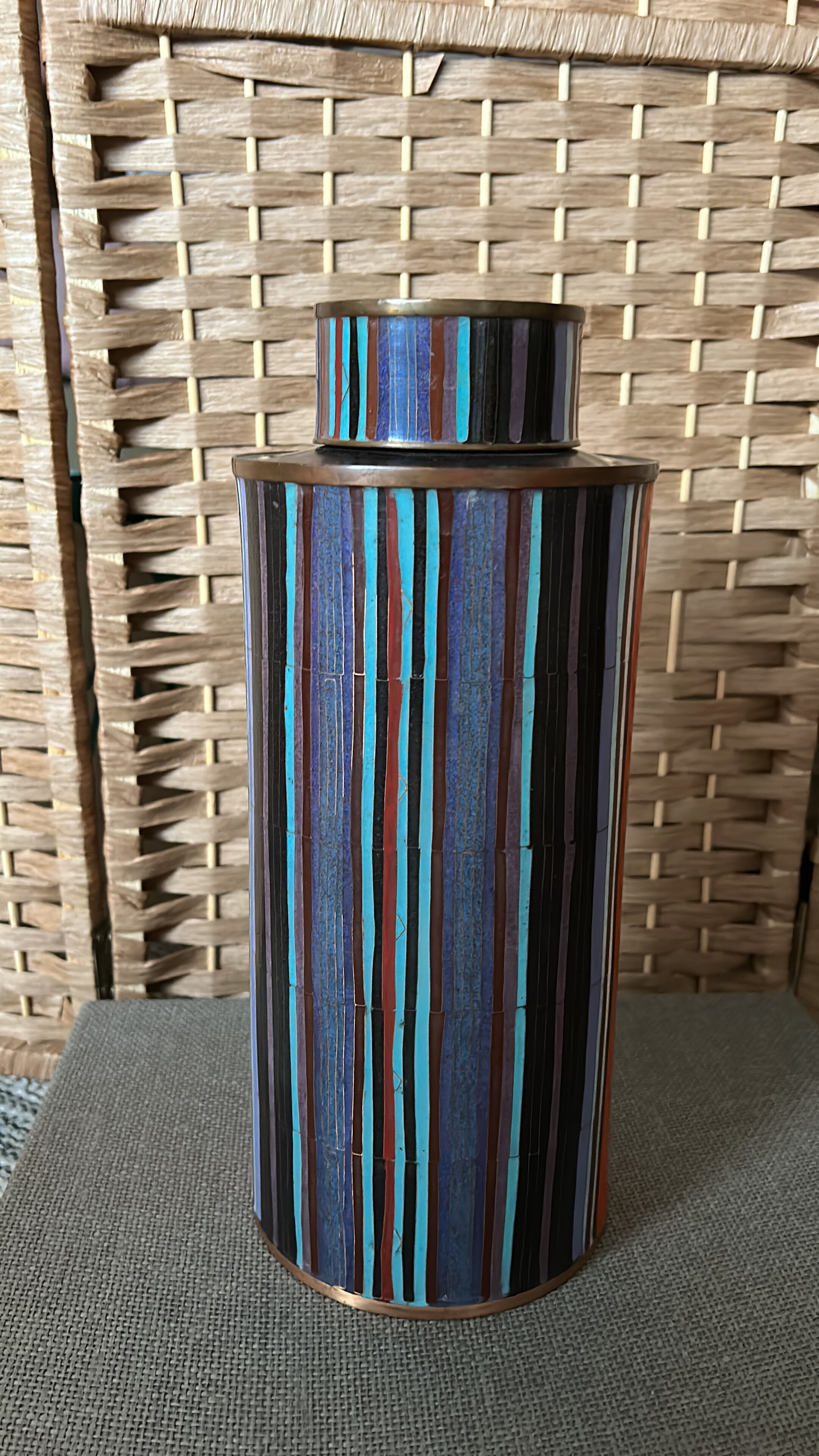 Fabienne Jouvin Paris Cloisonné Vase