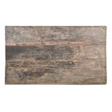 Table basse en bois patiné