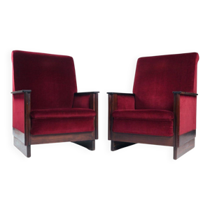 2 chaises Art Déco en