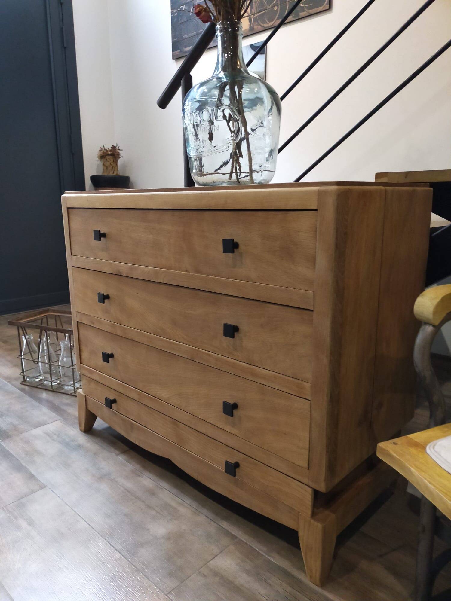 Commode chêne massif rénovée