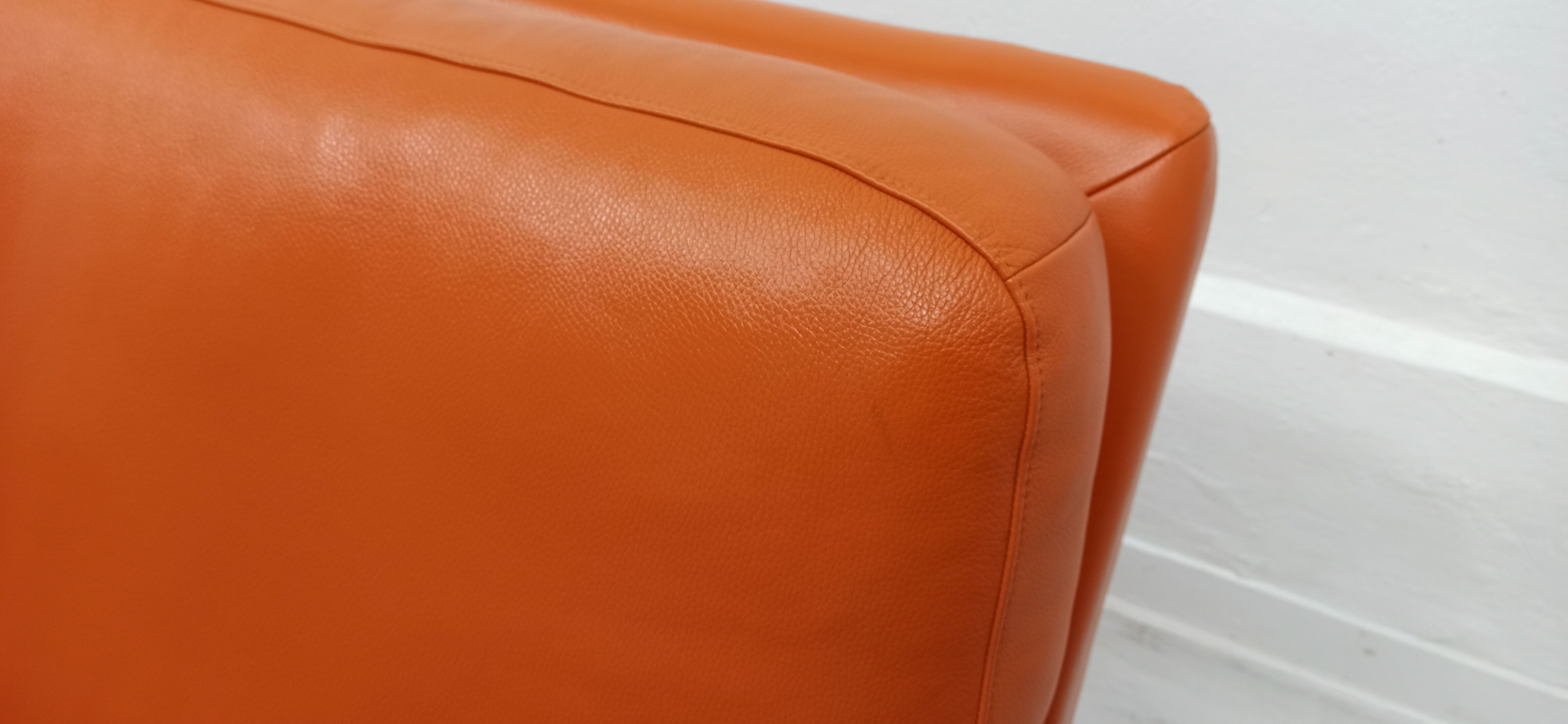 Leather sofa Willi Schillig 90s