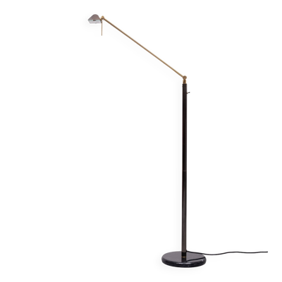 Lampadaire halogène Herda en marbre et métal, années 1980