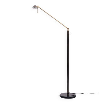 Lampadaire halogène Herda en marbre et métal, années 1980