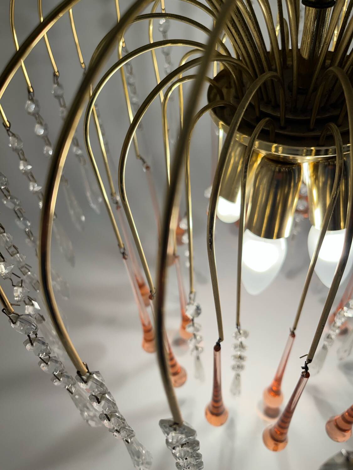 Murano glass wall chandelier