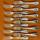 Christofle pearls, dessert cutlery 12 forks 12 spoons 17cm