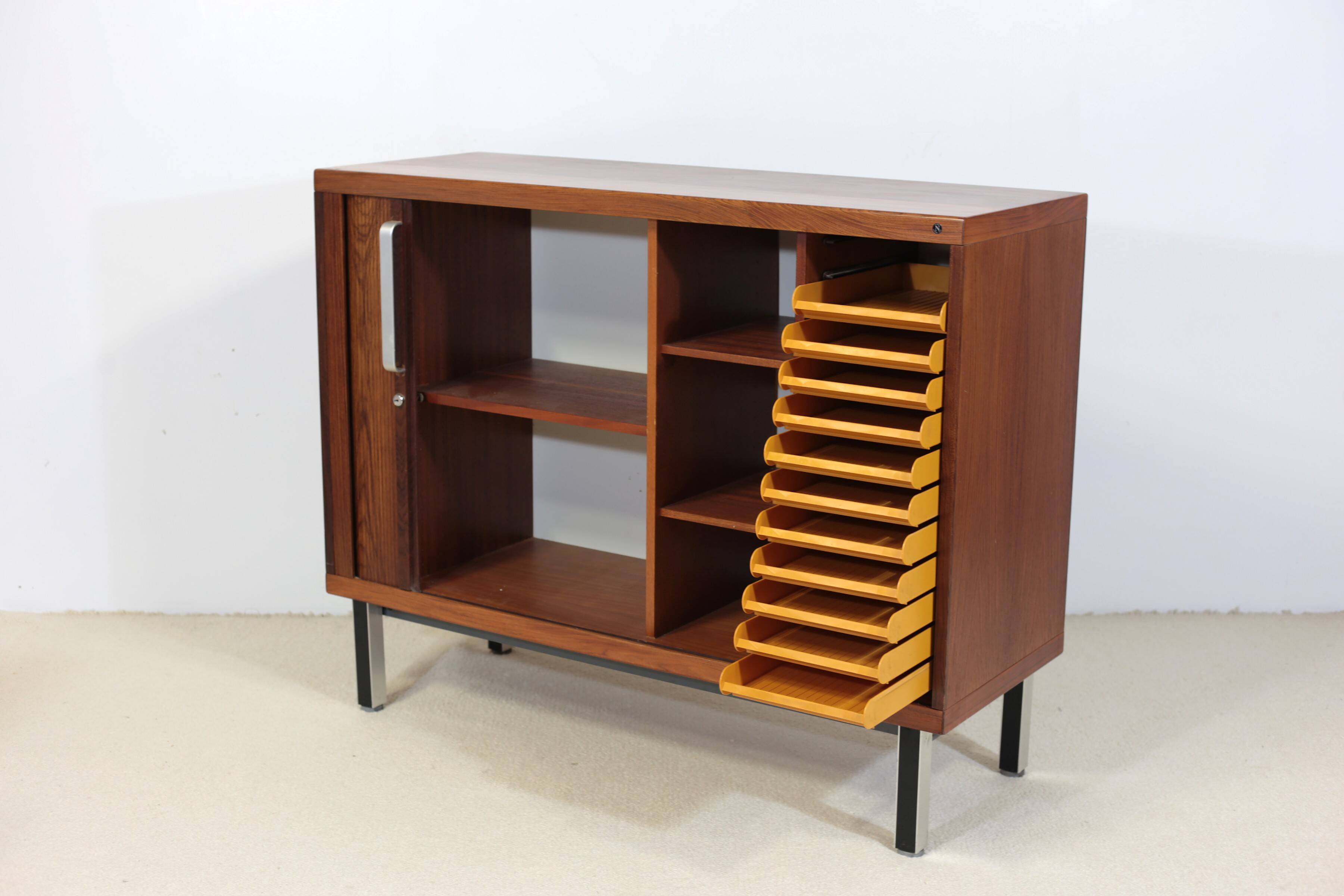 Buffet and library in rosewood