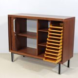 Rosewood sideboard and bookcase