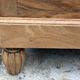 Rare pair of Art Deco glass columns in solid walnut – renovated