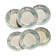 Set of 6 Small Antique Iron Earth Plates "Figuig" – Longchamp 19th Century