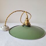 Workshop suspension in enamelled sheet metal