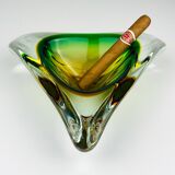 Sommerso glass ashtray from Arte Nuova, Murano, Italy, 1960s.