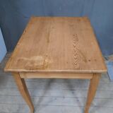 Louis XV style table in natural wood