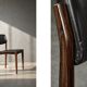 Set of 3 Vintage Mid-Century Danish Modern Rosewood & Black Leather Chairs
