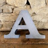 Metal letter A