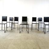 Vintage post modern dining chairs, set of 8