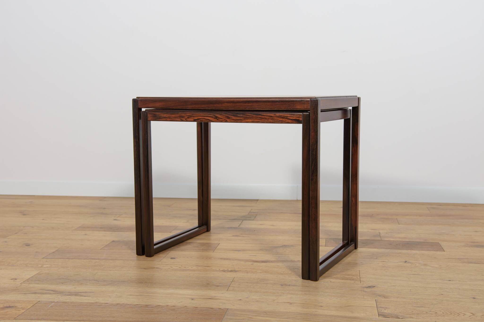 Mid-Century Rosewood Nesting Tables, 1960s, Sweden, Set of 2