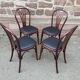 4 Viennese wooden pram chairs from the 1980s