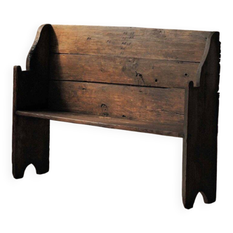 Farm bench, Folk Art, Ardèche, 19th century