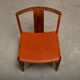 Steen Eiler Rasmussen Rosewood with leather dining chairs Model 700