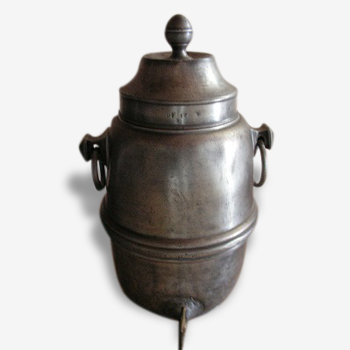 Large pewter water fountain