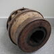 Old hub wheel cart deco country old wood wagon wheel hub