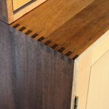 vintage wall cabinet | display cabinet | C. Hvidt