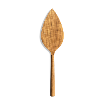 Pelle à tarte ustensile de cuisine de service en teck L30 l8
