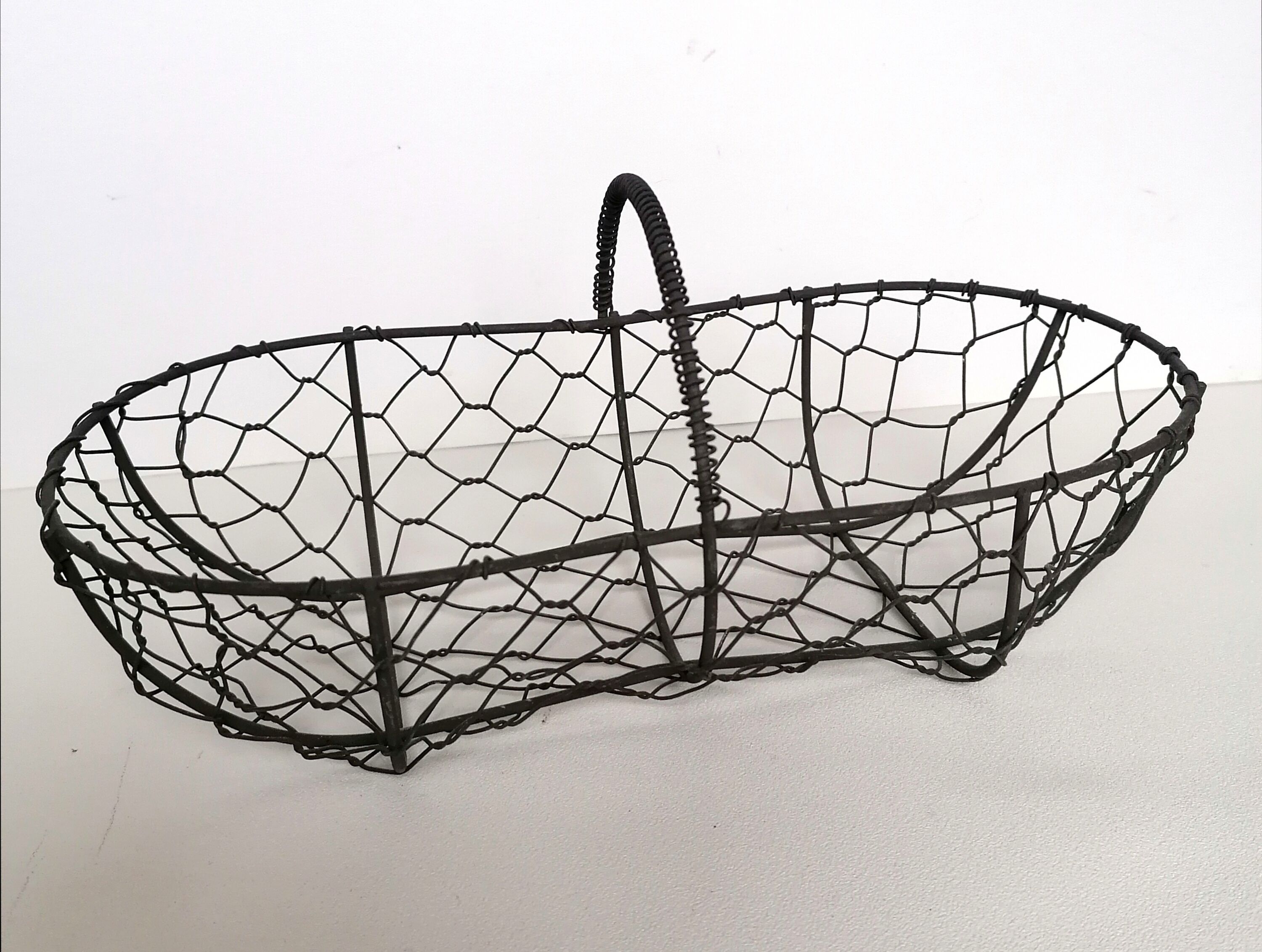 Two metal baskets