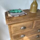 Chiffonier commode chêne 1950