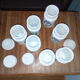 Lot of 7 apothecary jars, spice bottles