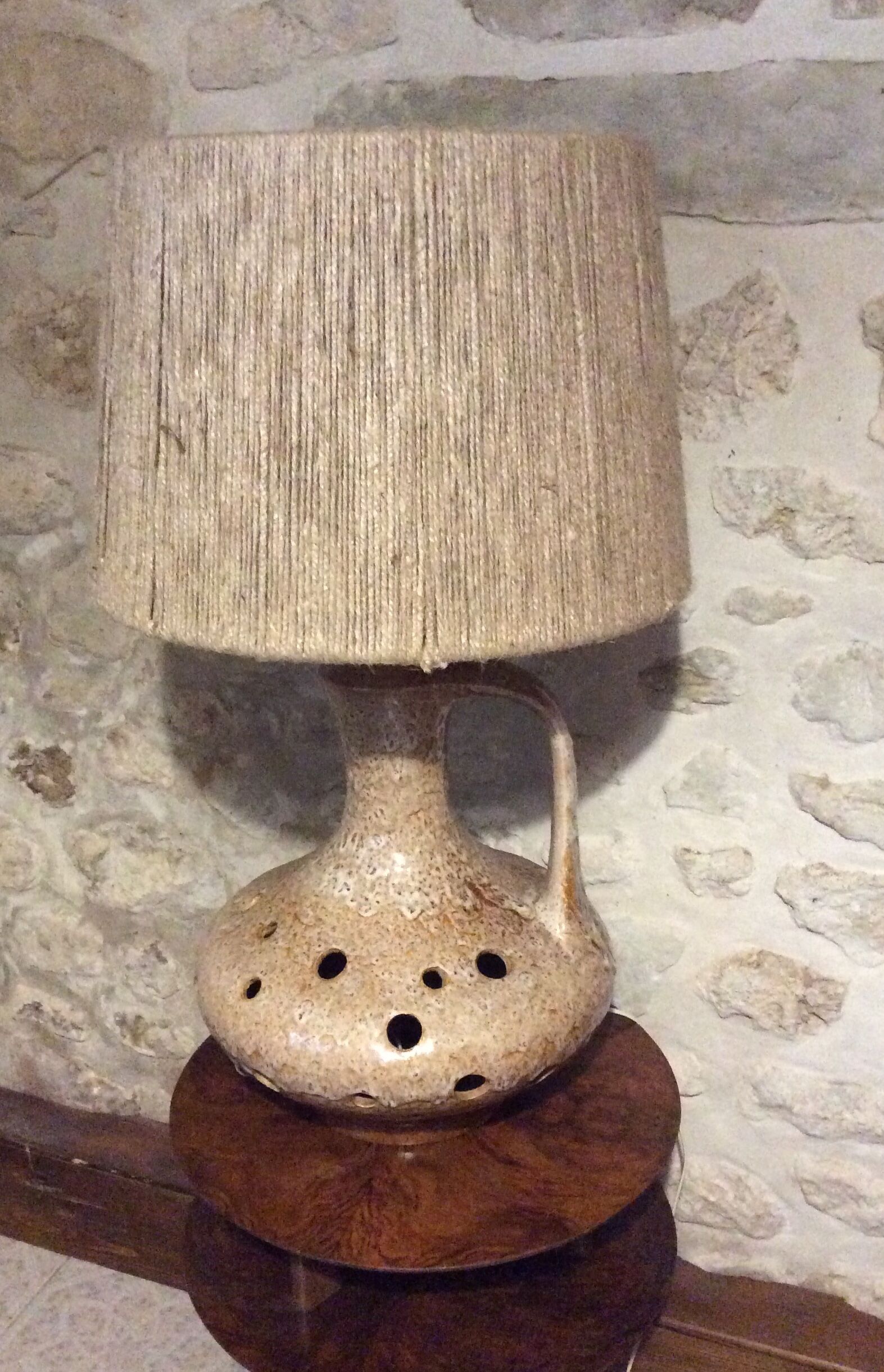 Sandstone lamp foot
