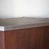 Vintage wooden bar counter