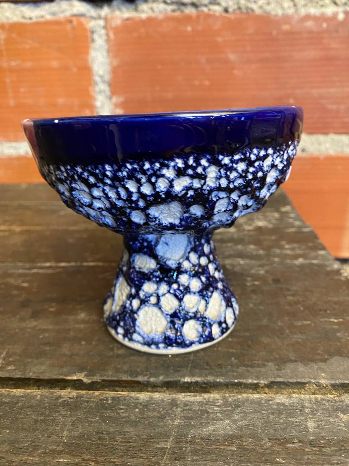 Empty pocket bowl fat lava charles cart cyclops polychrome ceramic #d