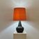 Einar Johansen ceramic table lamp Soholm Denmark circa 1960
