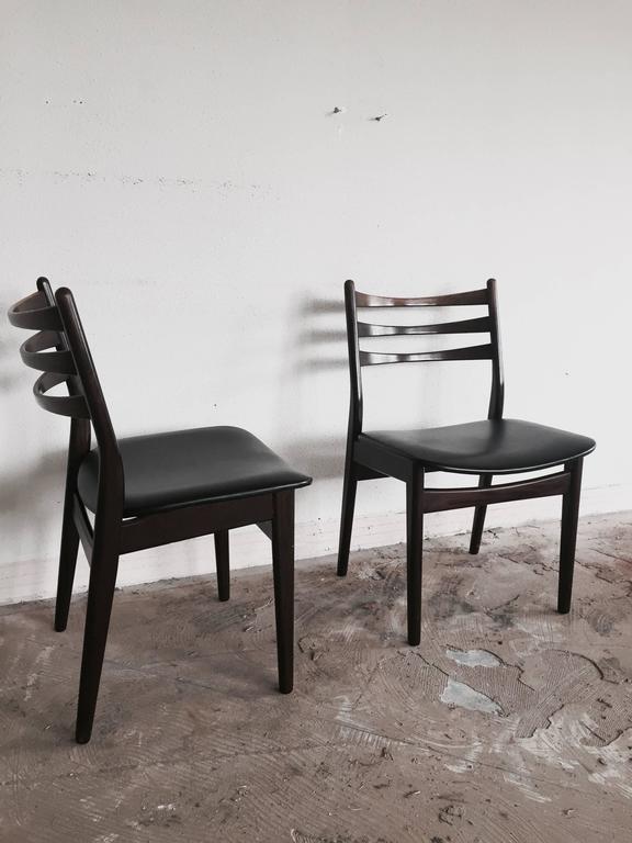 Set of four dining room chairs made by 1950s Topform