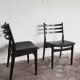 Ensemble de quatre chaises de salle à manger fabriquées par Topform années 1950