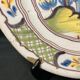 Plat en faïence décor saule et pagodes XVIIIème Nevers