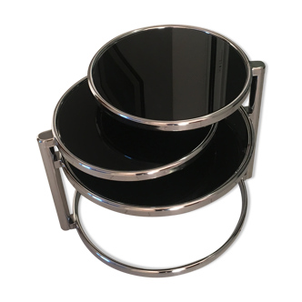 Table basse 3 plateaux pivotants