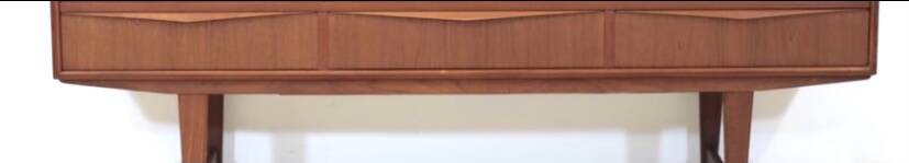 Scandinavian teak sideboard and chest of drawers