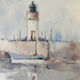 Beautiful Painting Watercolor Port Haliguen Quiberon signed