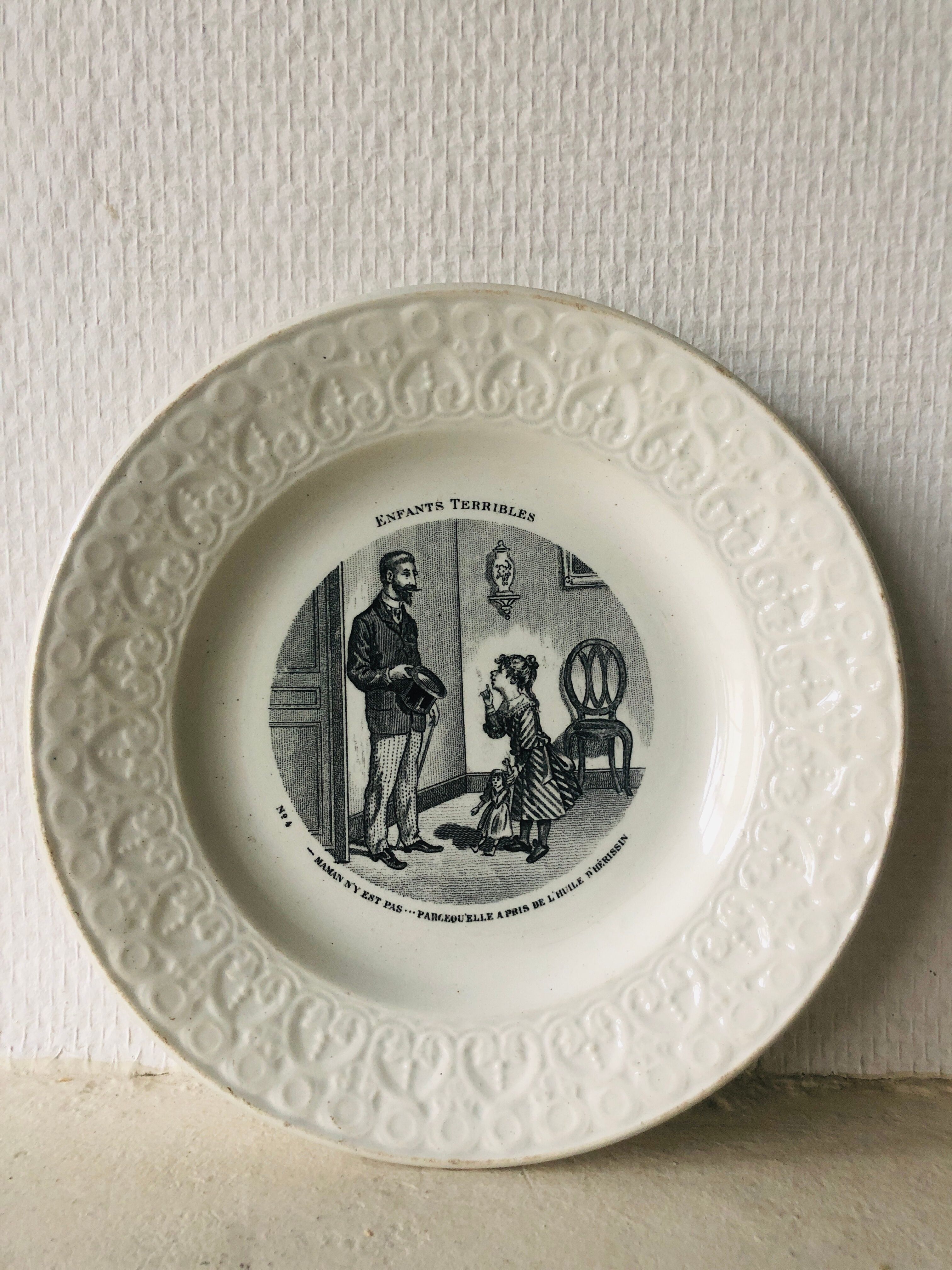 Creil & Montereau talking plate