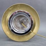 Lampe de table globe en verre, Italie années 1980