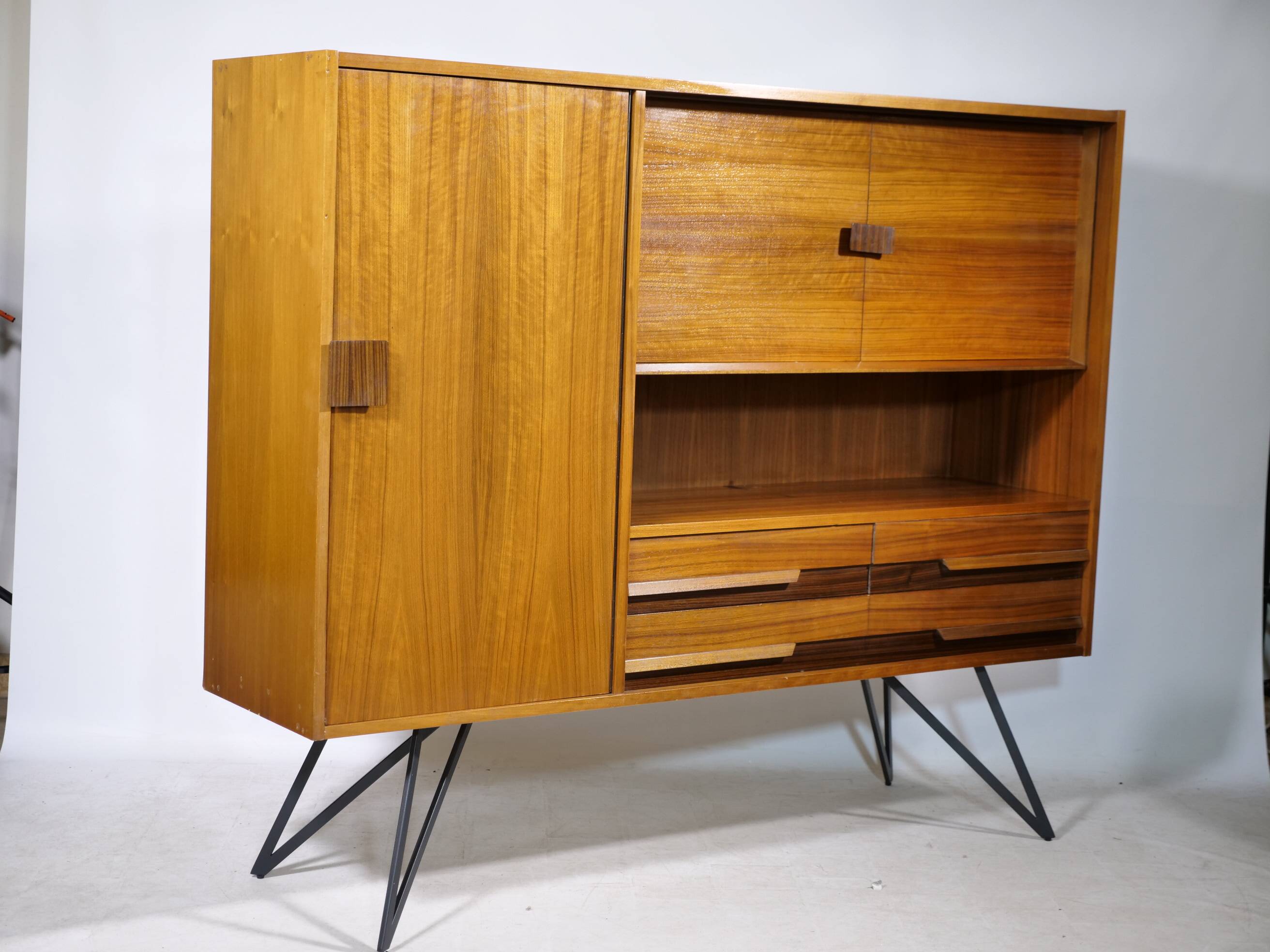 Teak Sideboard by Ernst Dieter Hilker, 1960s Vintage