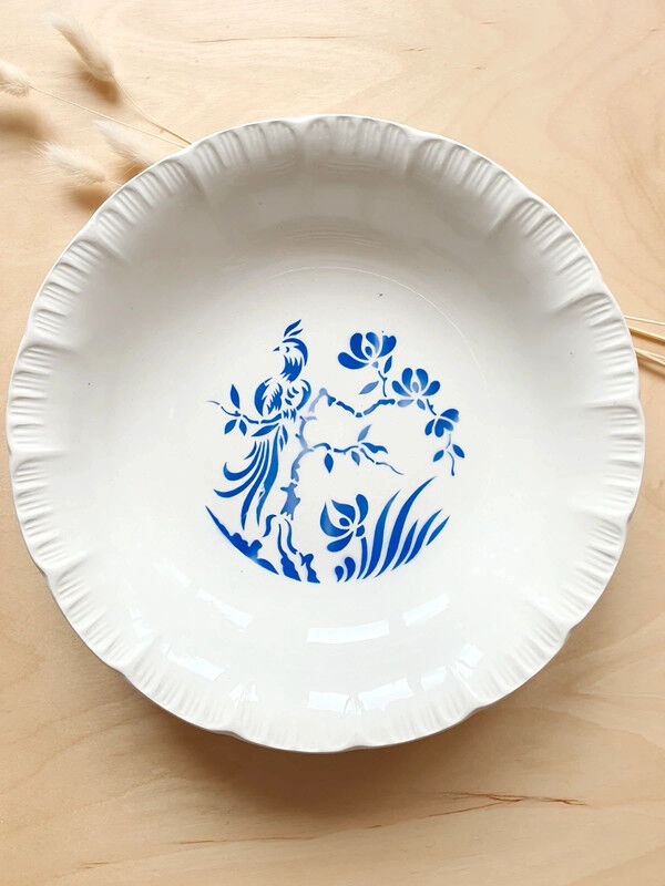 Hollow dish Digoin Sarreguemines