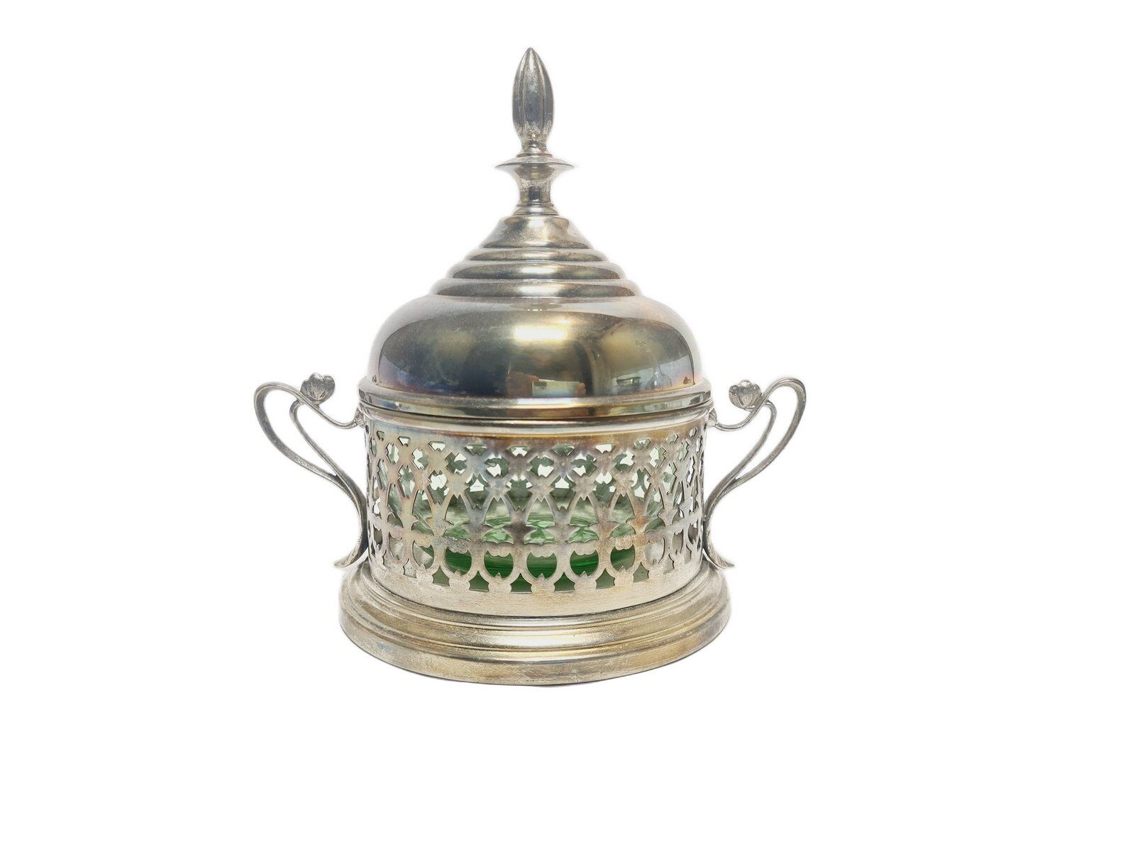 Art Nouveau Polish candyer from Plewkiewicz, Warsaw, 1890s