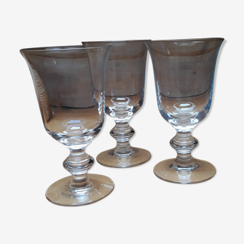 Verres vintage en cristal