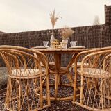 Rattan table
