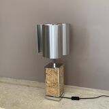 Vintage lamp and lampshade max sauze. 1970. space age