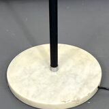 Marble and Metal three arms floor lamp Italy 1960s